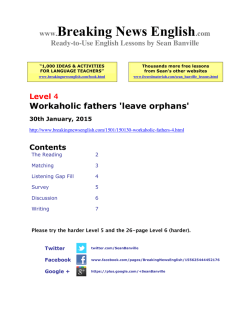 7-page printable - Breaking News English