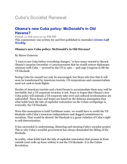 Obama Policy M Cameron