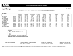 Europa/Mediterranean