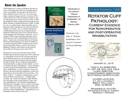 Rotator Cuff Pathology: Current Evidence for Non-Operative