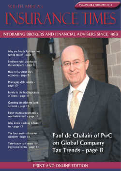 Download Magazine [PDF] - Insurance Times and Investments