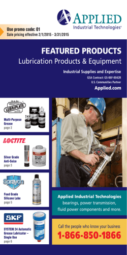 FEATURED PRODUCTS - Applied Industrial Technologies