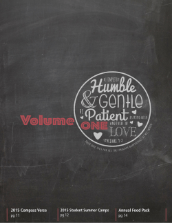 Volume One - Westwood Community Church