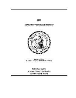 Get your copy here - St. Clair County Mental Health Board