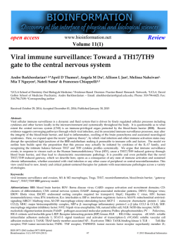 PDF - Bioinformation