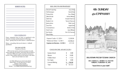 Feb. 1, 2015 - Dulatown Presbyterian Church, Lenoir, NC