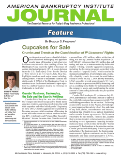 Crumbs and Trends in the Consideration of IP Licensees