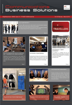 English version (1,9MB) - Communications Business Solutions