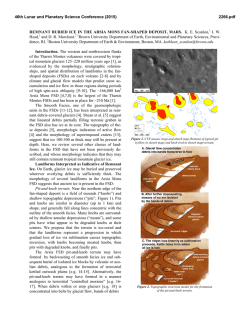 Remnant Buried Ice in the Arsia Mons Fan