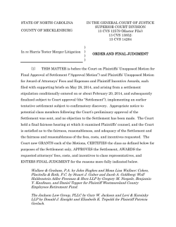 In re Harris Teeter Merger Litigation