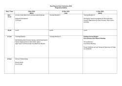 11 Mar 2015 - Rare Disease Day