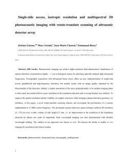 Single-side access, isotropic resolution and multispectral 3D