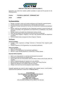 KERETAPI TANAH MELAYU BERHAD (225943-T)