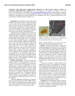 Evidence for Reduced Carbon-Rich Regions in the Solar Nebula