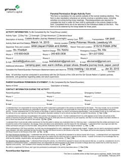 car pool March 14, 2015 Camp Potomac Woods, Leesburg VA 8AM