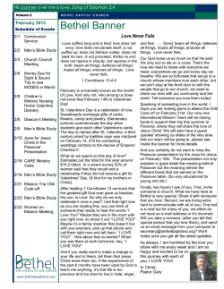 Bethel Banner - Bethel Baptist Church