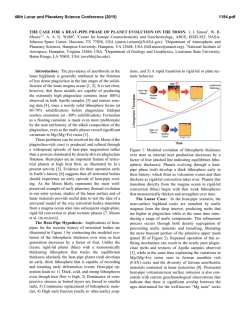 The Case for a Heat-Pipe Phase of Planet - USRA