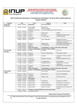 Familiarization Workshop (28