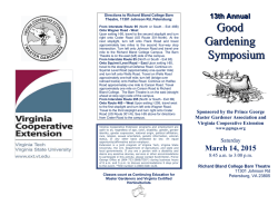 Good Gardening Symposium - Prince George Master Gardeners