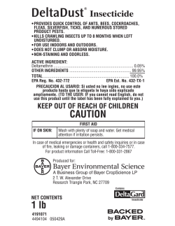 Label - Backed By Bayer