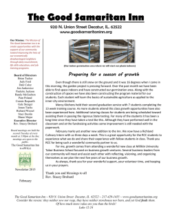 Please click here to read our current newsletter.