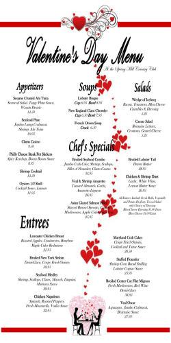 valentines day menu garden terrace 2015