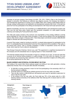 titan signs us$50m joint development agreement