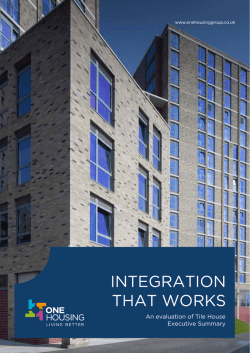 Integration That Works - Camden and Islington NHS Foundation Trust