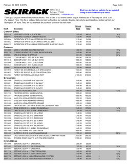 Our Current In-stock Bikes