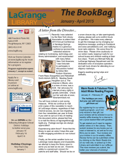 The BookBag Jan-Apr 2015 issue