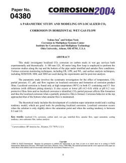 Figure - Institute for Corrosion and Multiphase Technology