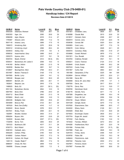 Palo Verde Country Club (79-0489-01)