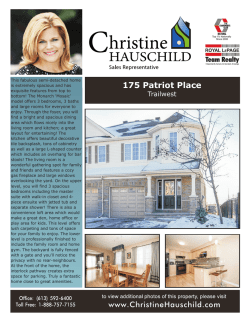 175 Patriot Place - Christine Hauschild