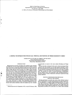 a simple technique for fine-scale, vertical sectioning of fresh