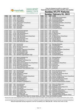 HTFT Fax - WorldOfSport.co.za - Online sports betting | Live betting