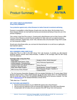 SAF Living Care Plus Product Summary