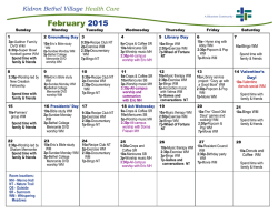 Health Care - Kidron Bethel Village