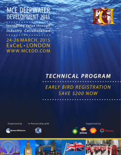 2015 Technical Program Guide
