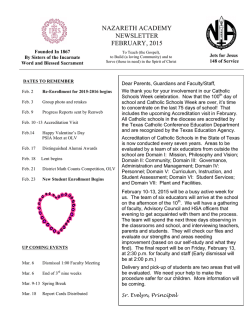 February Newsletter