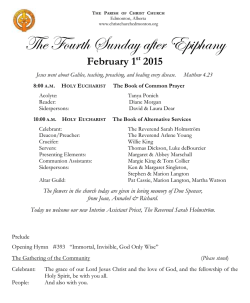 1 february 2015 year b epiphany 4