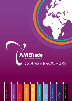 COURSE BROCHURE
