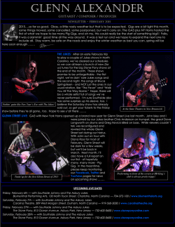 Newsletter - FEBRuary 2015