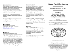 BASIC ELECTRONIC FETAL MONITORING (EFM)