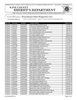Download printable list of foreclosure sale properties here