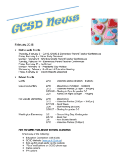 February 2015 - Gallipolis City Schools