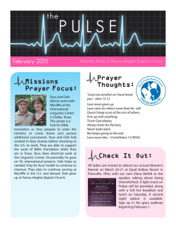 February 2015 Check It Out - Parma Heights Baptist Church