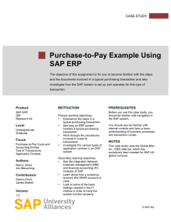 Procure to Pay Guide
