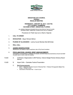 6:30 pm city council chambers 1225 main street, se