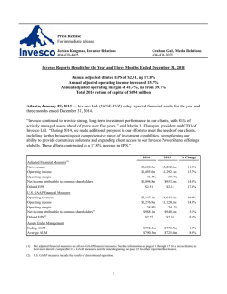 Press Release (PDF 1.18 MB) - Investor Relations