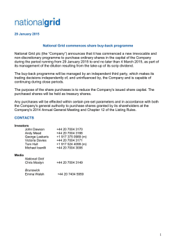 Commencement of share repurchase programme